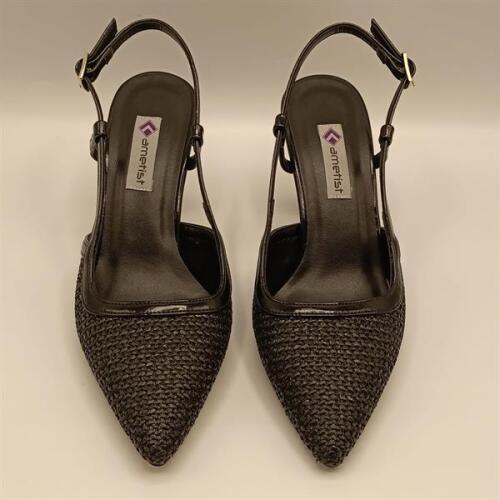 Abbey Siyah İnce Topuklu Ayakkabı - 3