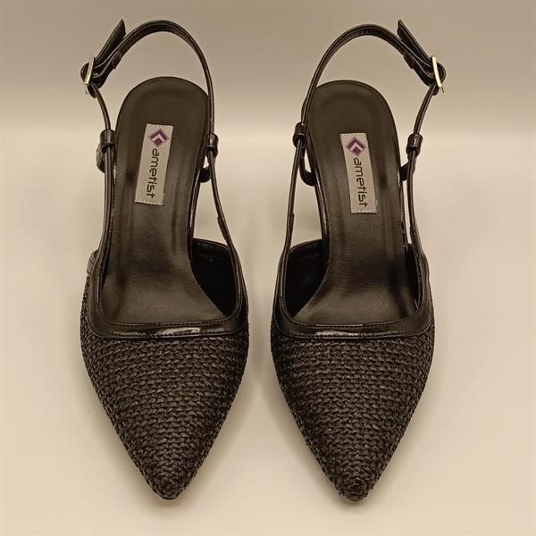 Abbey Siyah İnce Topuklu Ayakkabı - 3