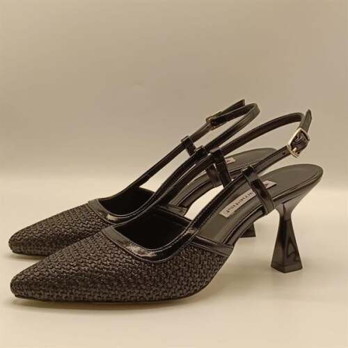 Abbey Siyah İnce Topuklu Ayakkabı - 4