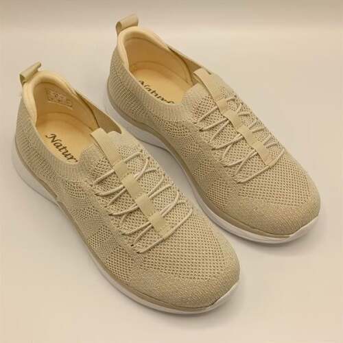 Adara Bej Kadın Spor Ayakkabı – Rahat & Hafif Tasarım - 2