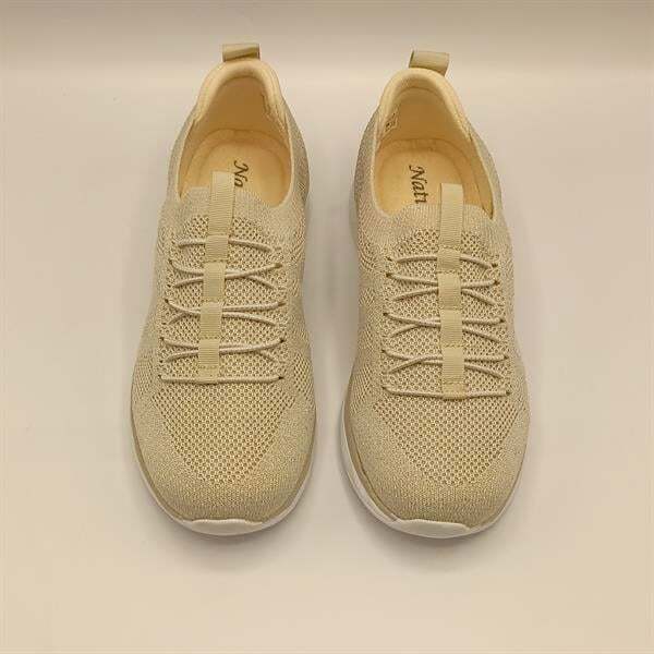 Adara Bej Kadın Spor Ayakkabı – Rahat & Hafif Tasarım - 3