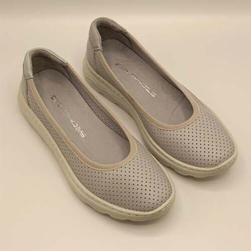 Adela Mavi Deri Günlük Kadın Ayakkabı - 2