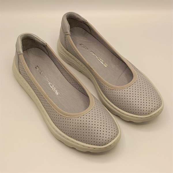 Adela Mavi Deri Günlük Kadın Ayakkabı - 2