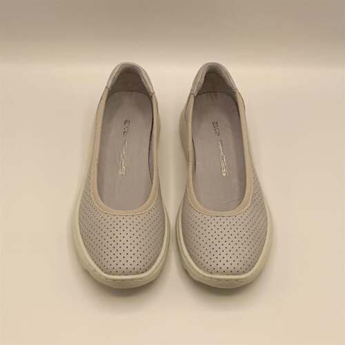 Adela Mavi Deri Günlük Kadın Ayakkabı - 3