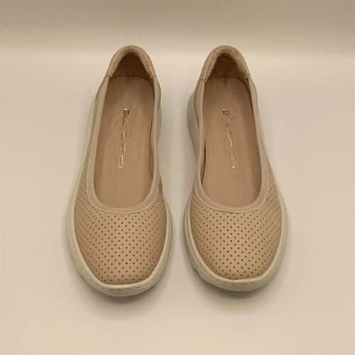 Adela Pudra Deri Günlük Kadın Ayakkabı - 3