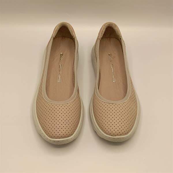 Adela Pudra Deri Günlük Kadın Ayakkabı - 3