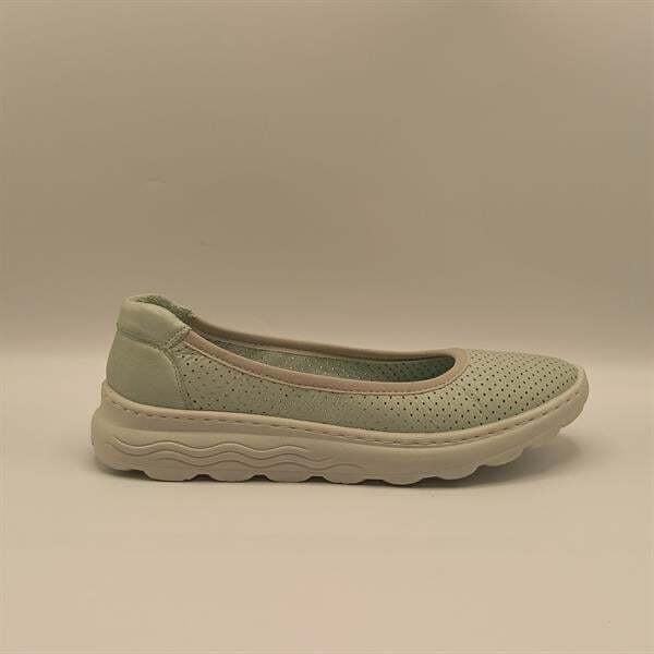 Adela Turkuaz Deri Günlük Kadın Ayakkabı - 1