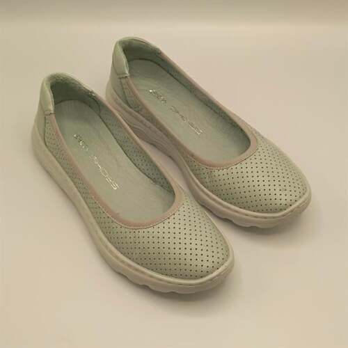 Adela Turkuaz Deri Günlük Kadın Ayakkabı - 2