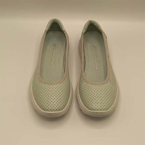 Adela Turkuaz Deri Günlük Kadın Ayakkabı - 3