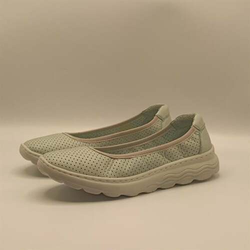 Adela Turkuaz Deri Günlük Kadın Ayakkabı - 4