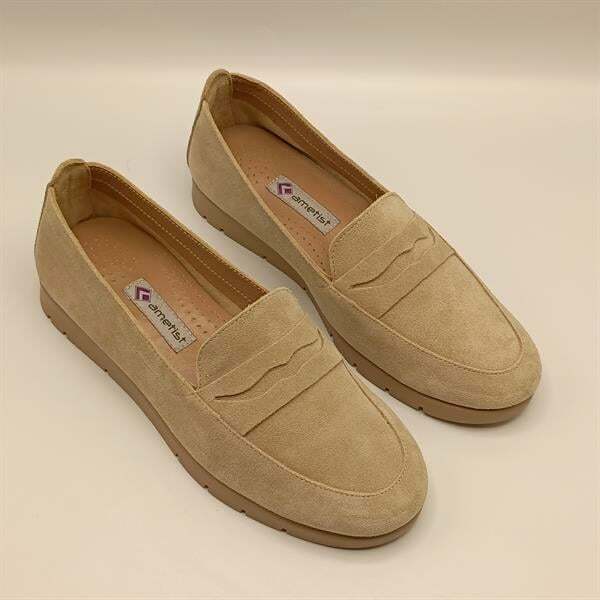 Adonia Bej Süet Casual Ayakkabı - 2
