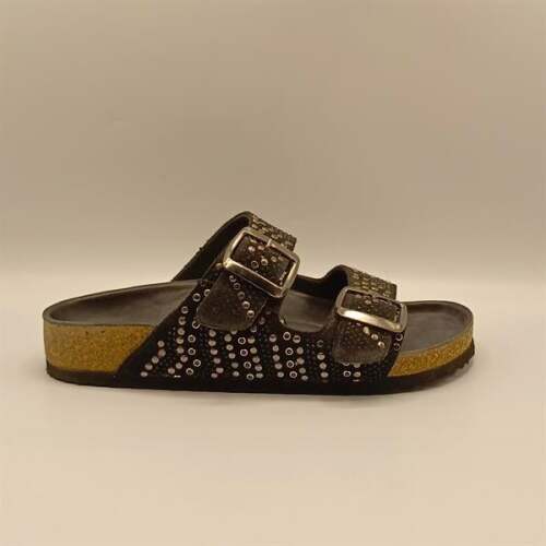 Aidan Siyah Mantar Taban Ortopedik Terlik