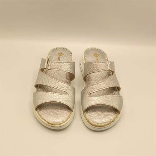 Alda Siyah Deri Comfort Kadın Terlik - 3