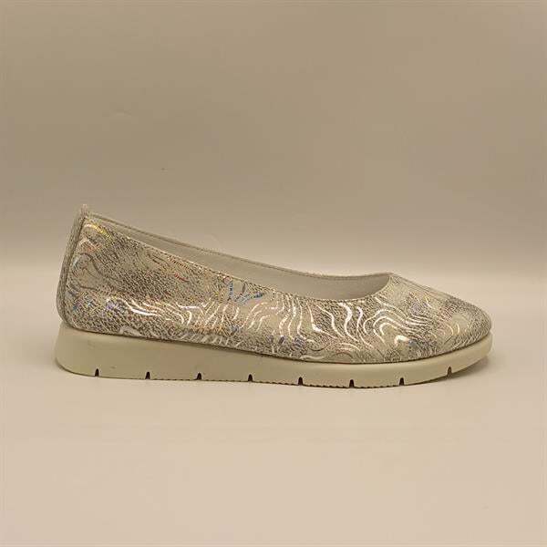 Alena Gümüş Deri Babet - 1