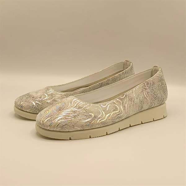 Alena Gümüş Deri Babet - 4