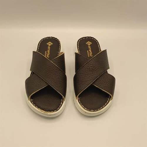 Alessia Siyah Deri Comfort Kadın  Terlik - 3