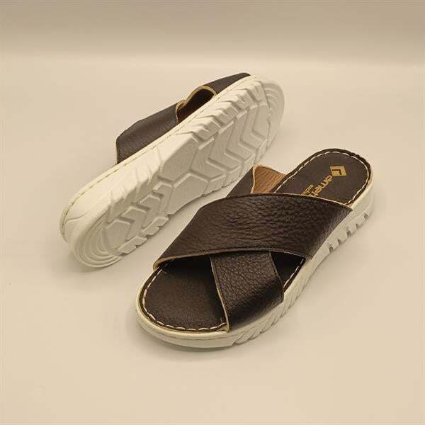 Alessia Siyah Deri Comfort Kadın  Terlik - 5