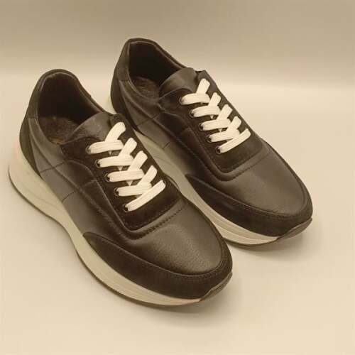 Ametist Collection Como Siyah Kadın Deri Spor Ayakkabı – Şık & Konforlu Tasarım - 2