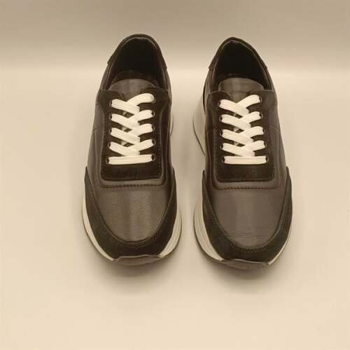 Ametist Collection Como Siyah Kadın Deri Spor Ayakkabı – Şık & Konforlu Tasarım - 3