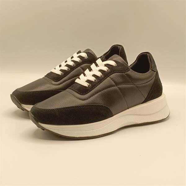 Ametist Collection Como Siyah Kadın Deri Spor Ayakkabı – Şık & Konforlu Tasarım - 4