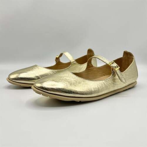 Ametist Exclusive Beylis Gold Deri Babet – Hafif, Esnek, Bilekten Bağlamalı - 4