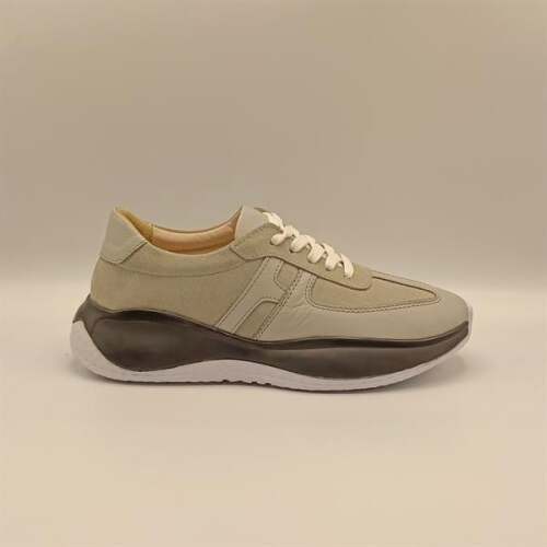 Ametist Exclusive Comodo Gri Kadın Deri Sneakers – Şık & Konforlu Tasarım