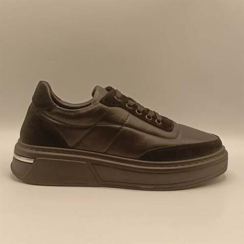 Ametist Exclusive Lena Siyah Kadın Deri Spor Ayakkabı – 4 Mevsim Konfor