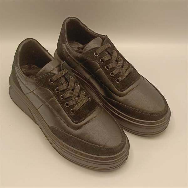 Ametist Exclusive Lena Siyah Kadın Deri Spor Ayakkabı – 4 Mevsim Konfor - 2