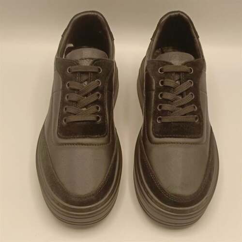 Ametist Exclusive Lena Siyah Kadın Deri Spor Ayakkabı – 4 Mevsim Konfor - 3