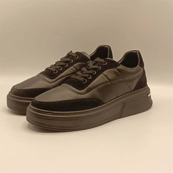 Ametist Exclusive Lena Siyah Kadın Deri Spor Ayakkabı – 4 Mevsim Konfor - 4