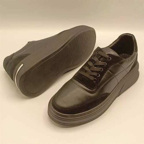 Ametist Exclusive Lena Siyah Kadın Deri Spor Ayakkabı – 4 Mevsim Konfor - 5