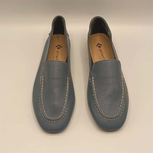 Ametist Exclusive Tina Mavi Kadın Hakiki Deri Babet - 3