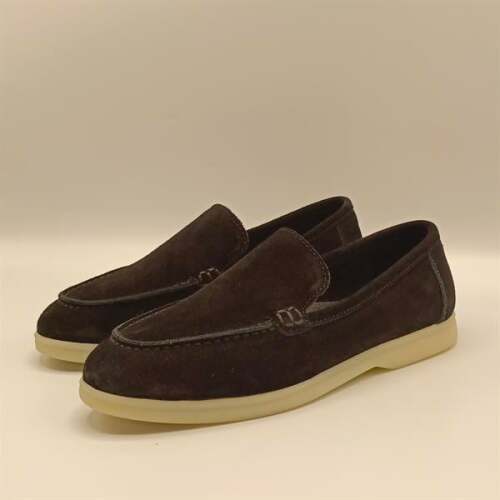 Amy Siyah Süet Kadın Loafer Ayakkabı - 4