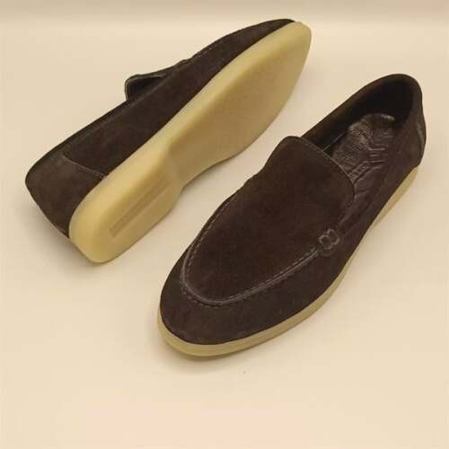 Amy Siyah Süet Kadın Loafer Ayakkabı - 6