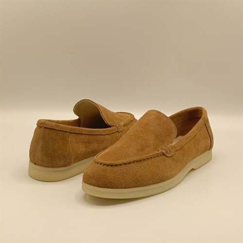 Amy Taba Süet Kadın Loafer Ayakkabı - 5