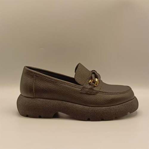 Anatolia Siyah Deri Kadın Günlük Ayakkabı