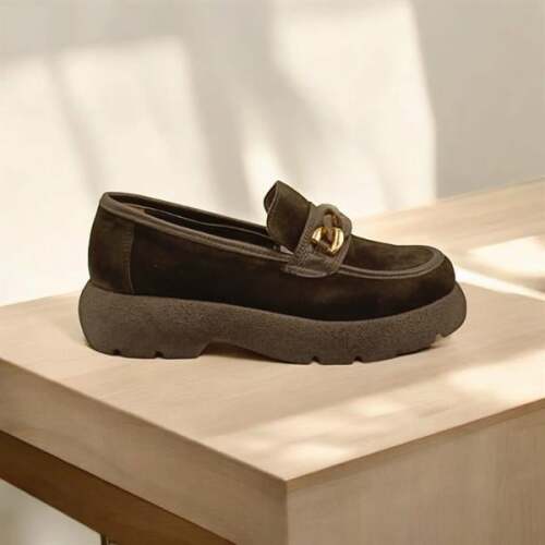 Anatolia Siyah Süet Kadın Günlük Ayakkabı