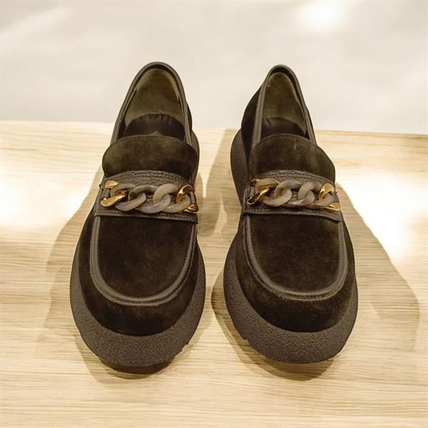 Anatolia Siyah Süet Kadın Günlük Ayakkabı - 3