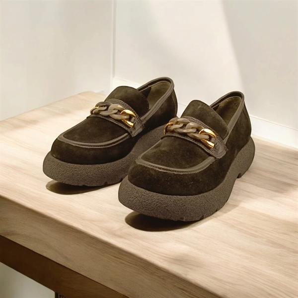 Anatolia Siyah Süet Kadın Günlük Ayakkabı - 4