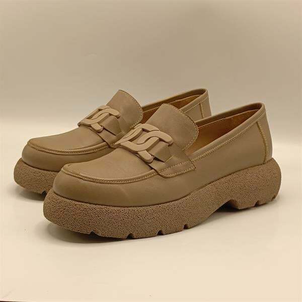 Anatolia Vizon Deri Kadın Günlük Ayakkabı - 4