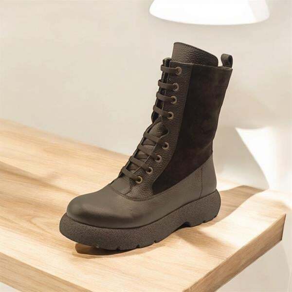 Aries Siyah Deri Kadın Postal - 1