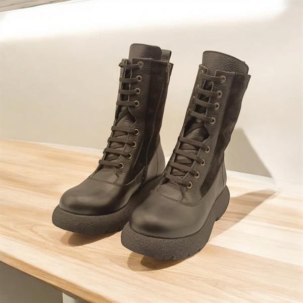 Aries Siyah Deri Kadın Postal - 2