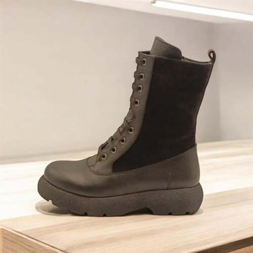 Aries Siyah Deri Kadın Postal - 4