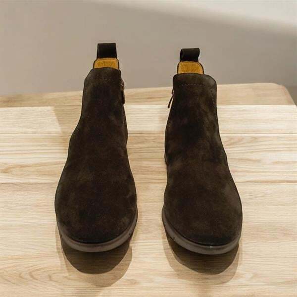 Arya Siyah Deri Kadın Bot - 1