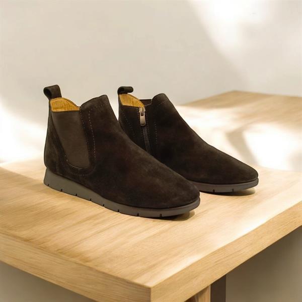 Arya Siyah Deri Kadın Bot - 6