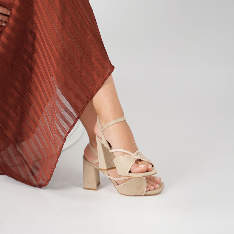 Aster Bej  Topuklu Sandalet - 3