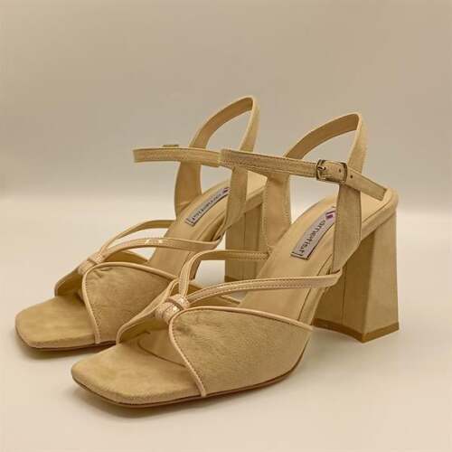 Aster Bej  Topuklu Sandalet - 4