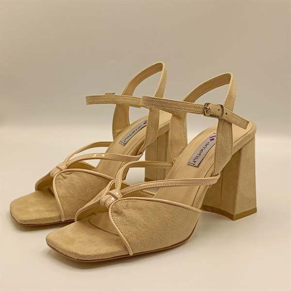 Aster Bej  Topuklu Sandalet - 4