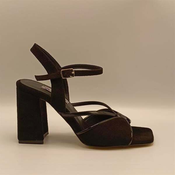 Aster Siyah Topuklu Sandalet - 1