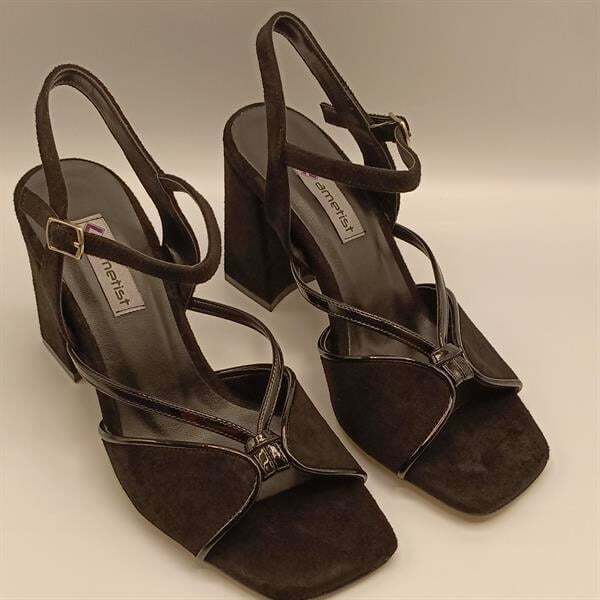 Aster Siyah Topuklu Sandalet - 2